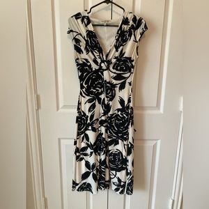 Black and white dress